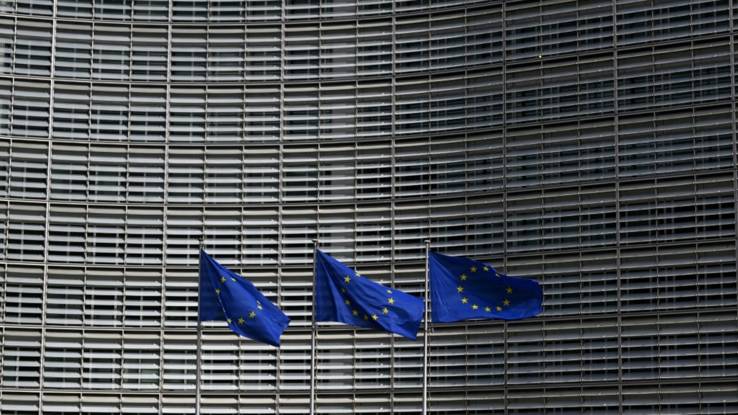 EU-Flaggen in Brüssel