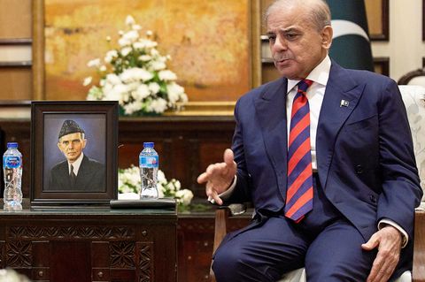 Pakistans Premierminister Shehbaz Sharif rückt in die Rolle eines wichtigen Vermittlers im Iran-Krieg Foto: Jacquelyn Martin/AP