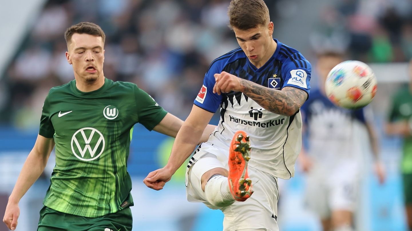 Der Einsatz von Luka Vuskovic in Bremen ist noch fraglich. (Archivbild) Foto: Andreas Gora/dpa