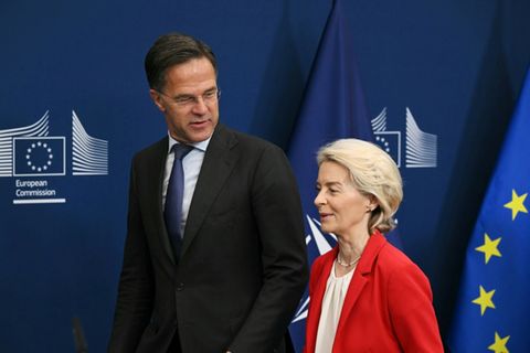 Rutte und von der Leyen im September in Brüssel