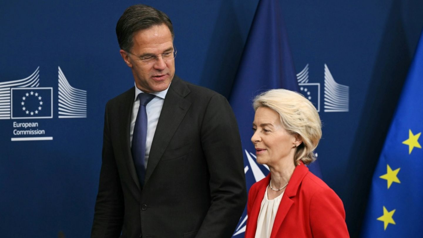Rutte und von der Leyen im September in Brüssel