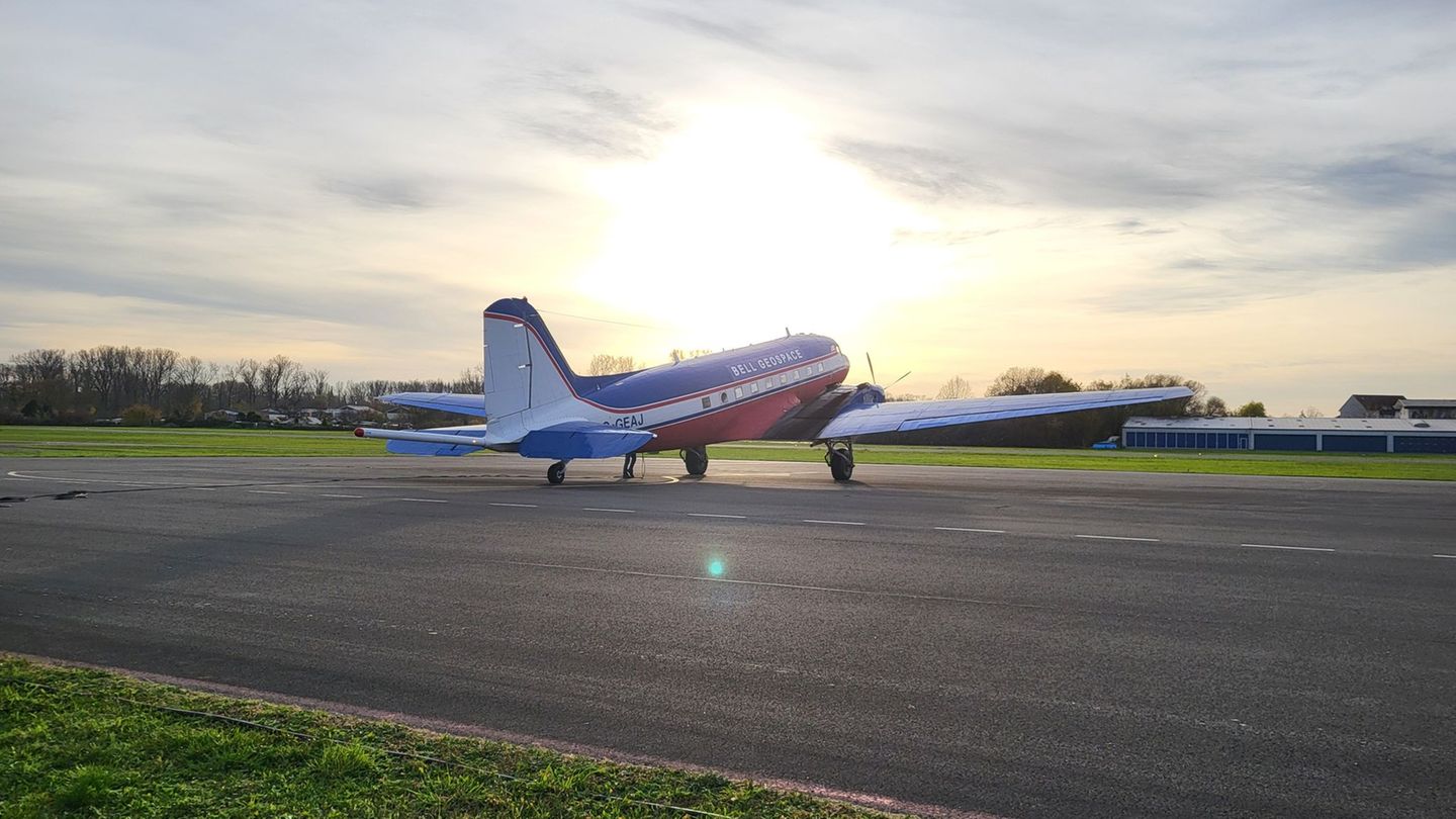 Noch bis Ende Mai überfliegt ein Spezialflugzeug zwischen 23.00 und 5.00 Uhr Teile des Rhein-Main-Gebiets. Foto: -/Hessisches Wi