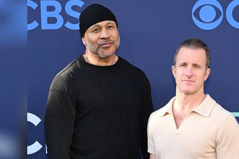 L Cool J (l.) und Scott Caan waren als Hauptdarsteller von "NCIS: New York" am 15. April zu Gast beim CBS Fest 2026 in den Par