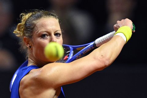 Tennisspielerin Laura Siegemund ist auch im Doppel-Wettbewerb in Stuttgart ausgeschieden. Foto: Marijan Murat/dpa