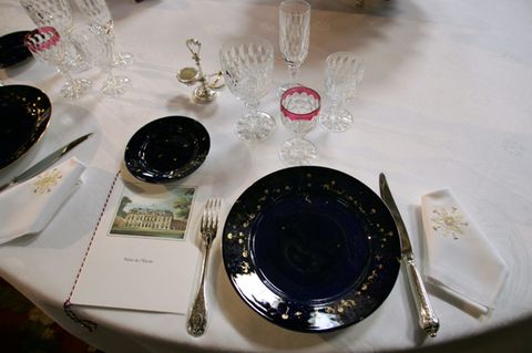 Sèvres-Tafelgeschirr des Elysée-Palasts