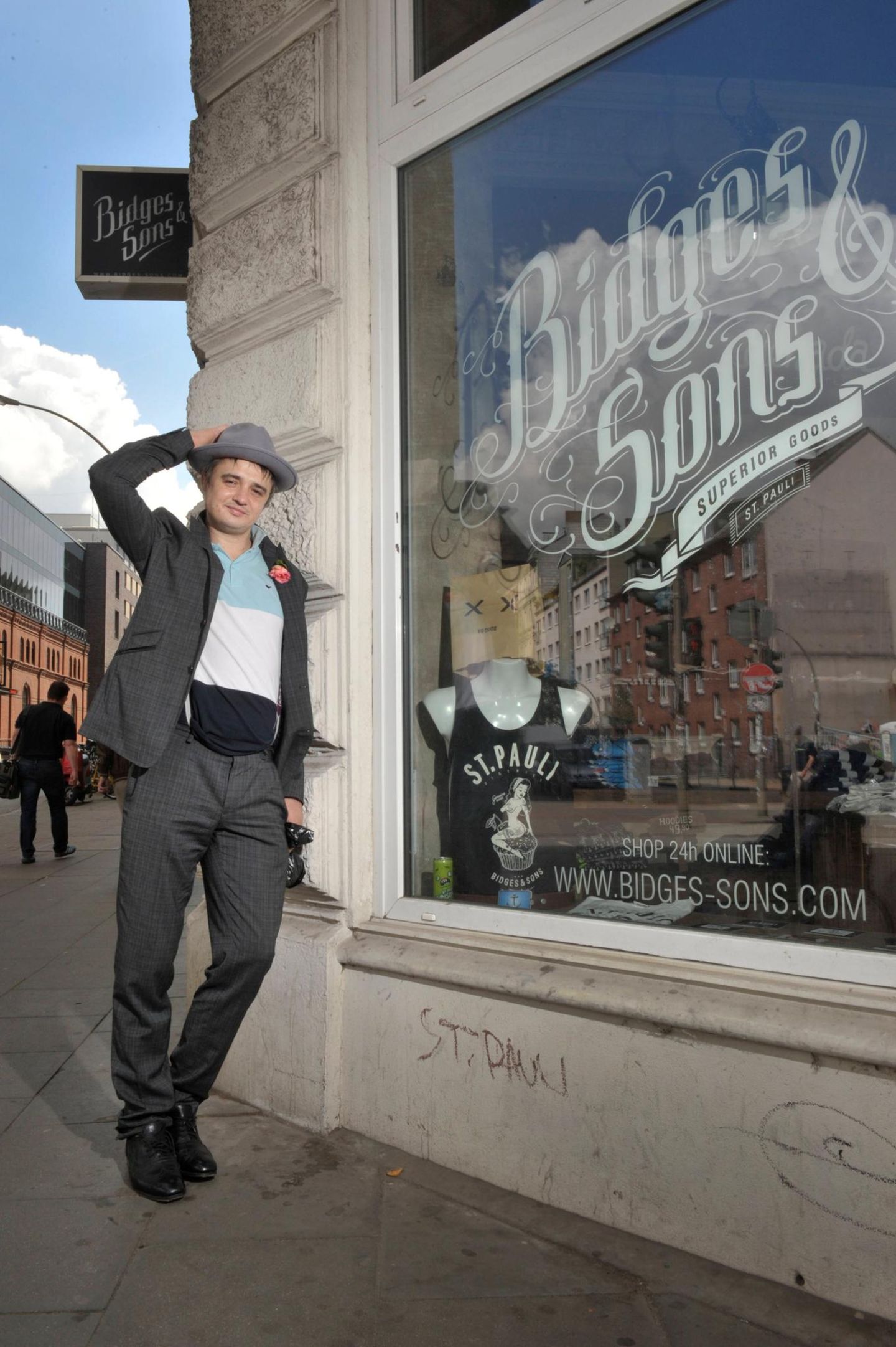 Peter Doherty auf St. Pauli