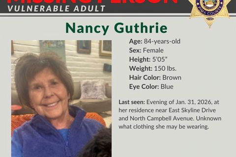 Nancy Guthrie Fahndungsplakat