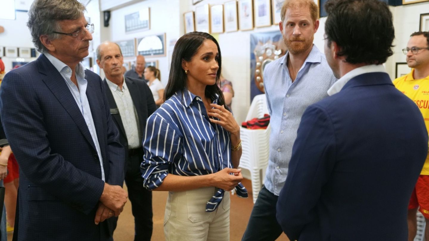 Harry und Meghan Markle sprechen mit Elon Zizerb