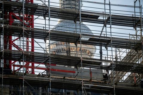 Baustelle in Berlin
