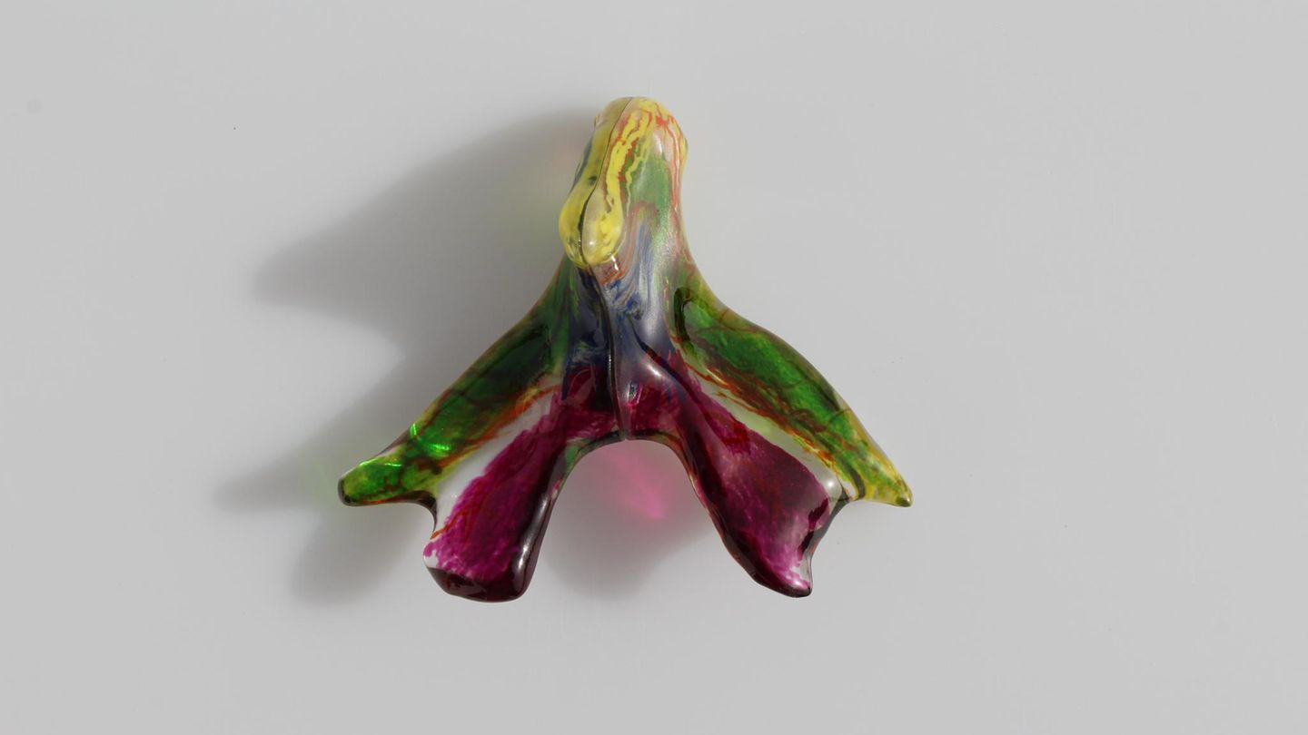 Modell des Nervennetzes der Klitoris