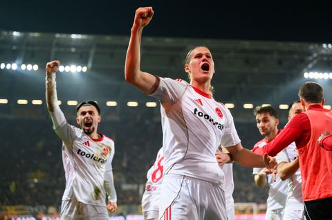 Artem Stepanov hatte in Utrecht schon viel Grund zum Jubeln. (Archivbild) Foto: Robert Michael/dpa
