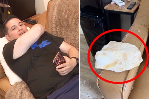 Ein großes Loch in der Decke