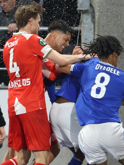 Amiri sorgt für Massengerangel vor Gästeblock