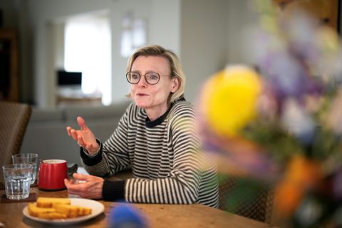 Veerle Hegge in ihrem Haus in Deurne