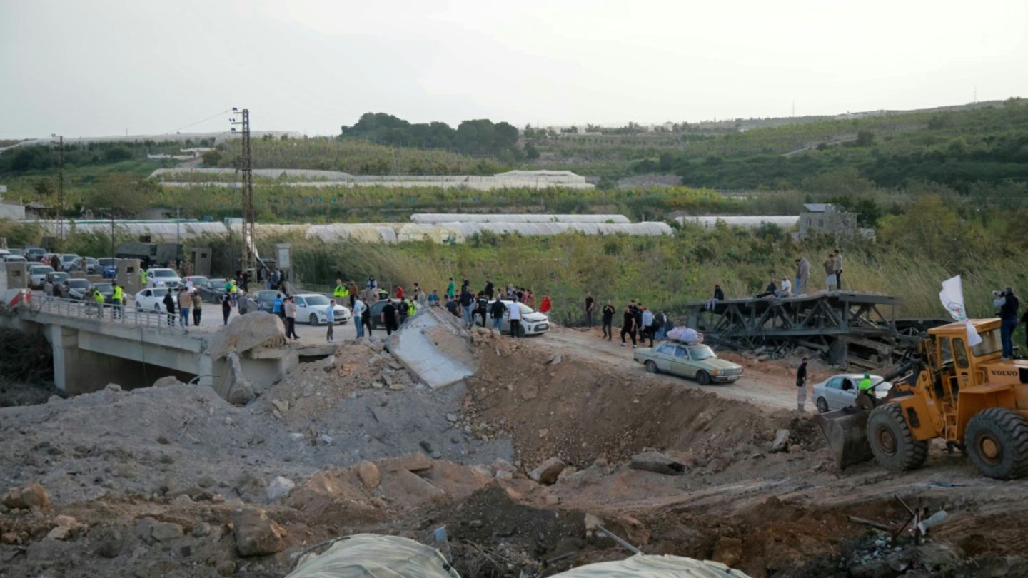 Vertriebene kehen in den Süden des Libanon zurück