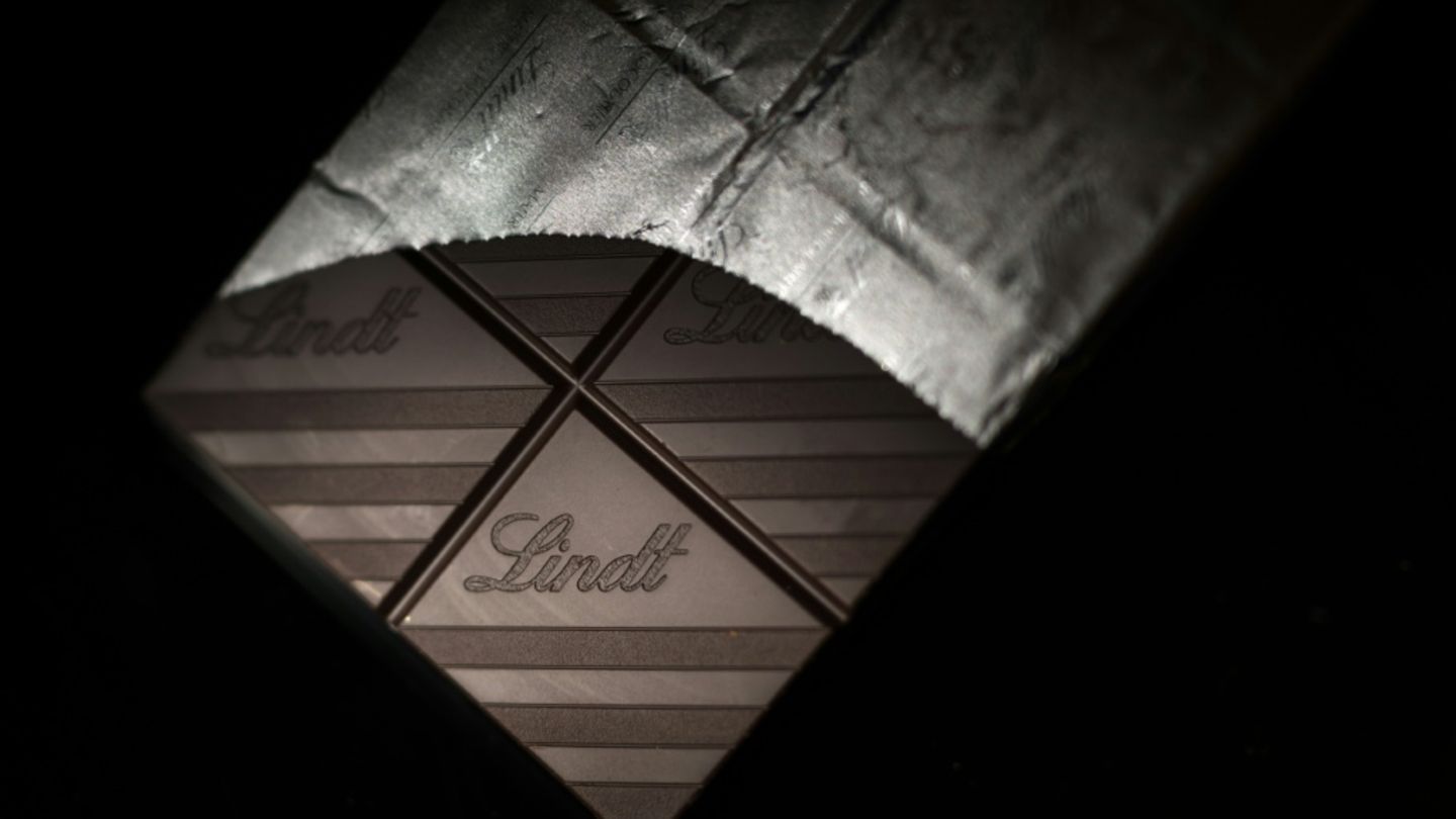 Lindt-Schokoladentafel