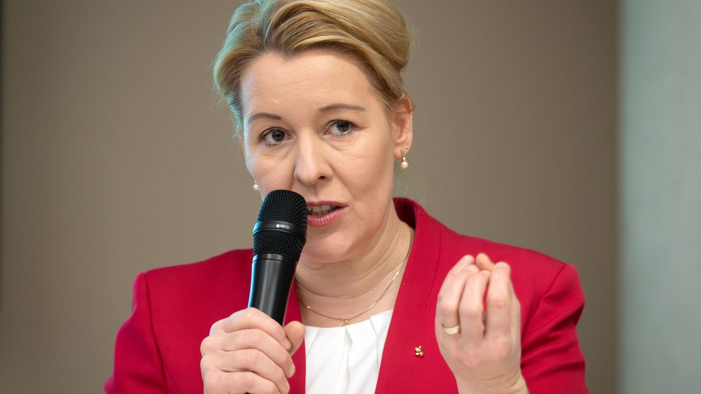 Wirtschaftssenatorin Franziska Giffey hofft für 2026 auf ein Wirtschaftswachstum in Berlin von 1,8 Prozent. (Archivbild) Foto: S