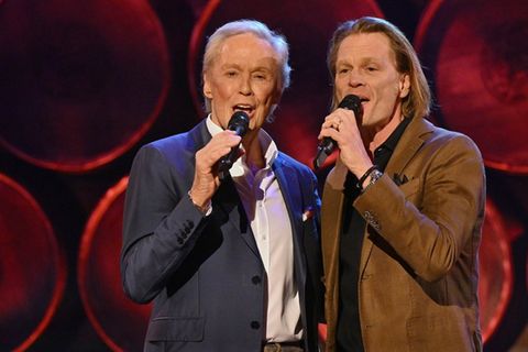 Peter und Mike Kraus werden beim "Schlager-Spaß mit Andy Borg" ein Duett präsentieren.