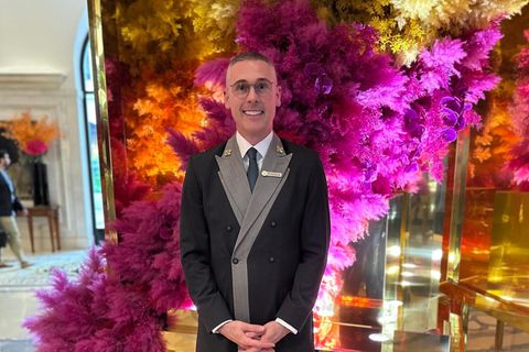 Porträt des Concierge Franck Chauvin im Pariser Luxushotel George V