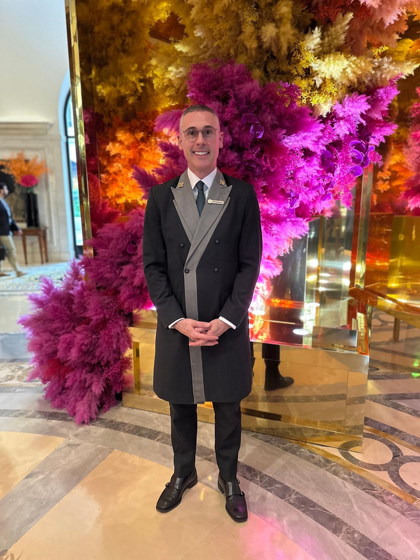 Porträt des Concierge Franck Chauvin im Pariser Luxushotel George V