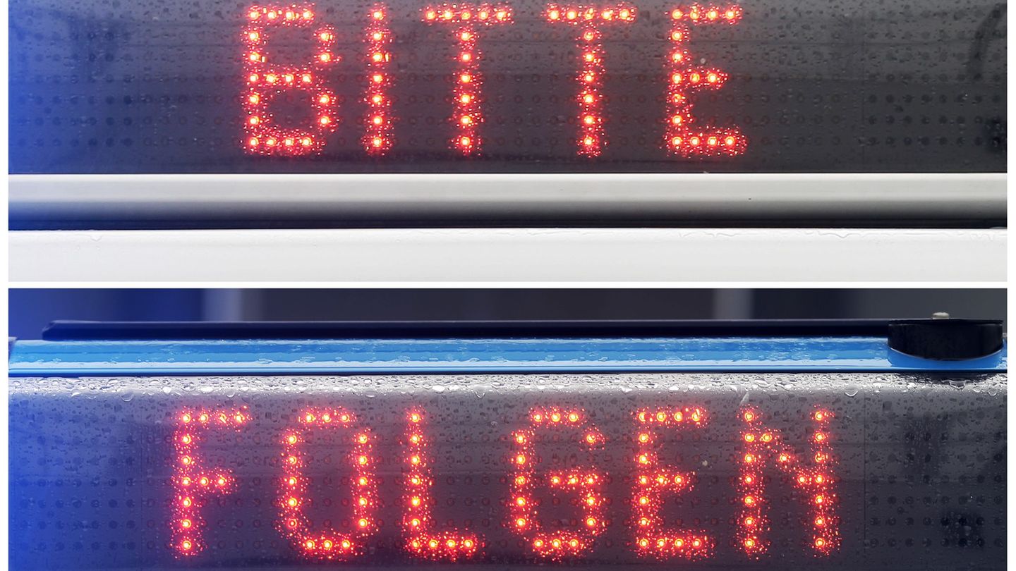 Der Fahrer ignorierte die Anhaltesignale der Beamten und raste stattdessen davon. (Symbolbild) Foto: Fredrik Von Erichsen/dpa