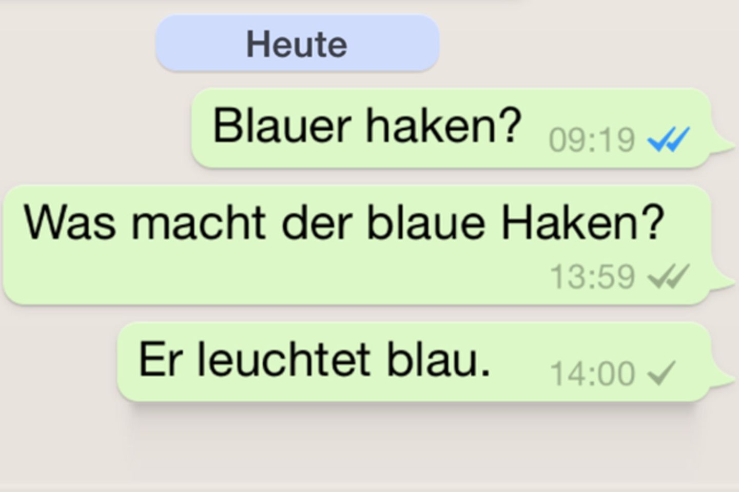 Die blauen Haken sorgen bei vielen Whatsapp-Nutzern für Ärger