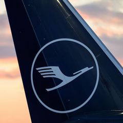 Das Logo der Lufthansa