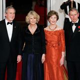 Britische Royals: Charles und Camilla 2005 mit George W. Bush im Weißen Haus