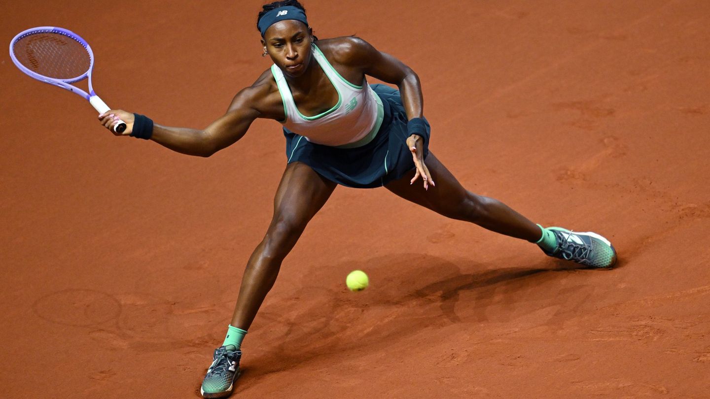US-Star Coco Gauff verabschiedet sich im Viertelfinale vom Stuttgarter Tennis-Turnier. Foto: Marijan Murat/dpa