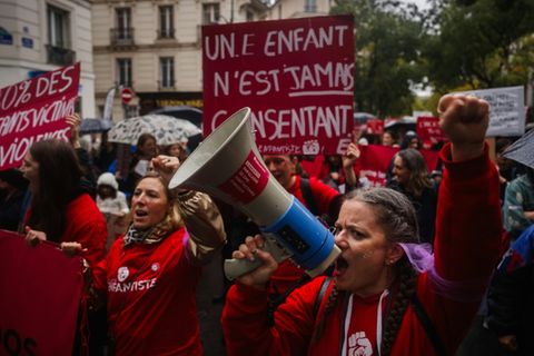 Demonstration für Kinderrechte
