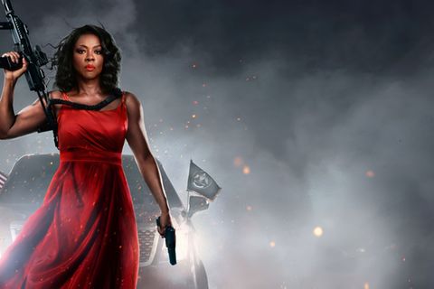 Viola Davis spielt in dem Actionfilm "G20" eine US-Präsidentin, die im Angesicht des Terrorismus selbst recht entschlossen auftritt.