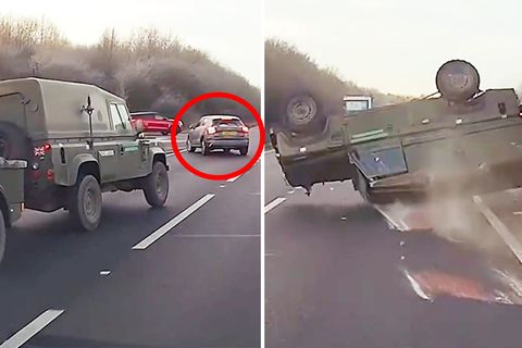 Großbritannien: Schwerer Unfall mit Militärjeep – Audifahrerin verurteilt
