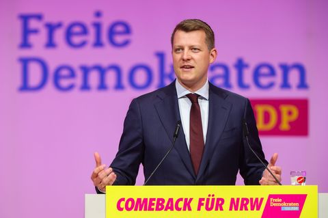 Henning Höne fordert für ein Comeback der FDP eine geschlossene Partei. Foto: Christoph Reichwein/dpa
