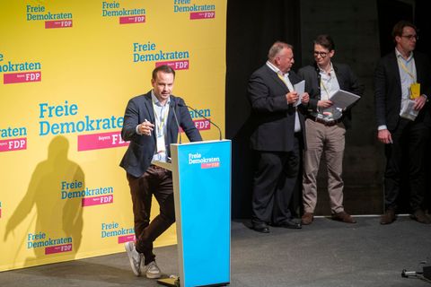 Der neue FDP-Landesvorsitzende Matthias Fischbach. Foto: Stefan Puchner/dpa