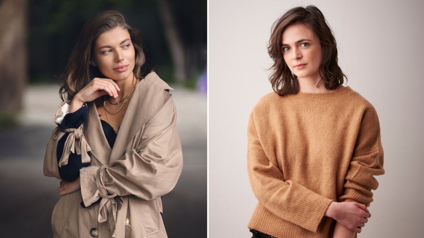 Ein Trenchcoat und ein Pulli lassen viel Style-Spielraum.