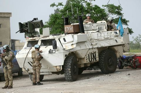 Französische UN-Soldaten im Süden des Libanon