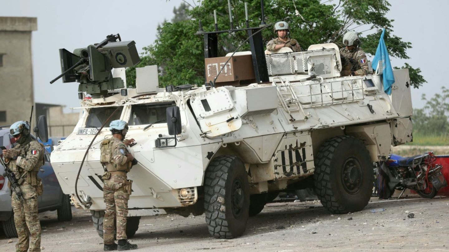 Französische UN-Soldaten im Süden des Libanon