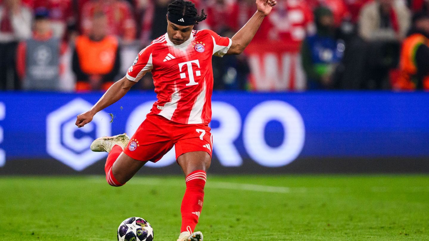 Serge Gnabry gegen Real Madrid in Aktion - nun fällt der Nationalspieler lange aus. (Archivbild) Foto: Tom Weller/dpa