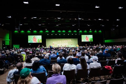 Die Berliner Grünen haben rund 18.000 Mitglieder. Foto: Christoph Soeder/dpa