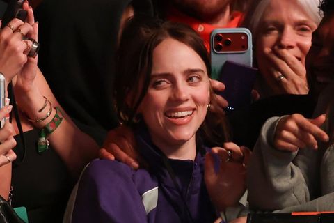 Billie Eilish konnte ihr Glück kaum fassen beim Coachella-Auftritt von Justin Bieber.