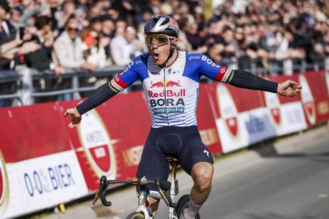 Olympiasieger Remco Evenepoel triumphierte beim Amstel Gold Race. Foto: Vincent Jannink / Anp/ANP/dpa