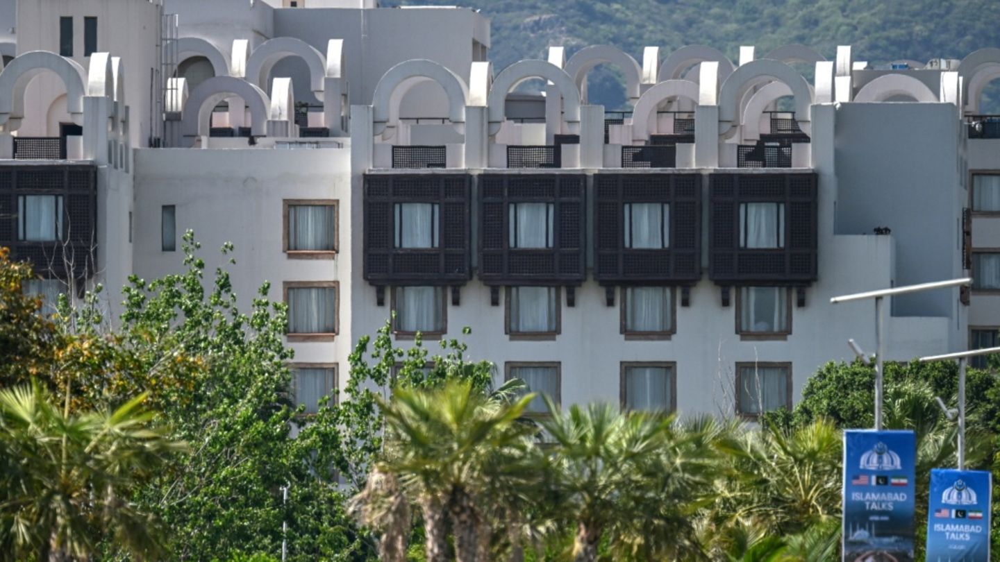Hotel Serena in Islamabad vor erwarteten Iran-Gesprächen