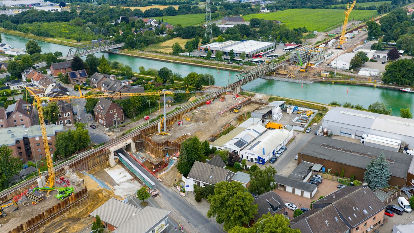 Bahn: Bahnsperrung: Letzte Etappe bei Großprojekt am Niederrhein