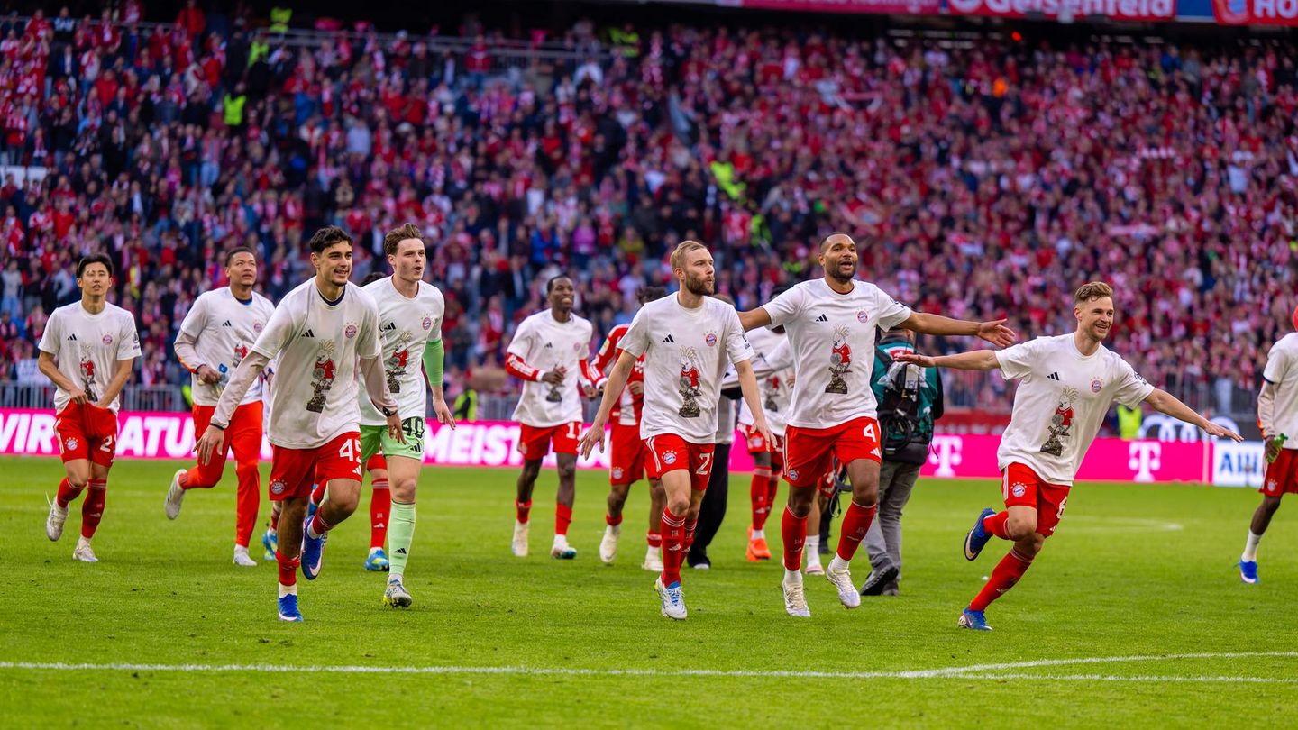 Bilder zum Genießen: FC Bayern ist Meister: Tore, Jubel und pure Emotionen in München