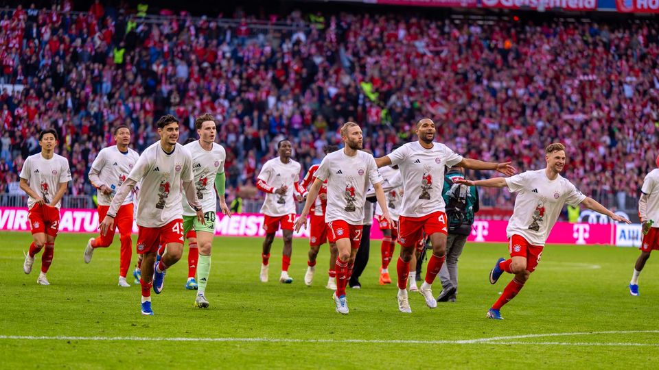 Freude beim FC Bayern ist Meister