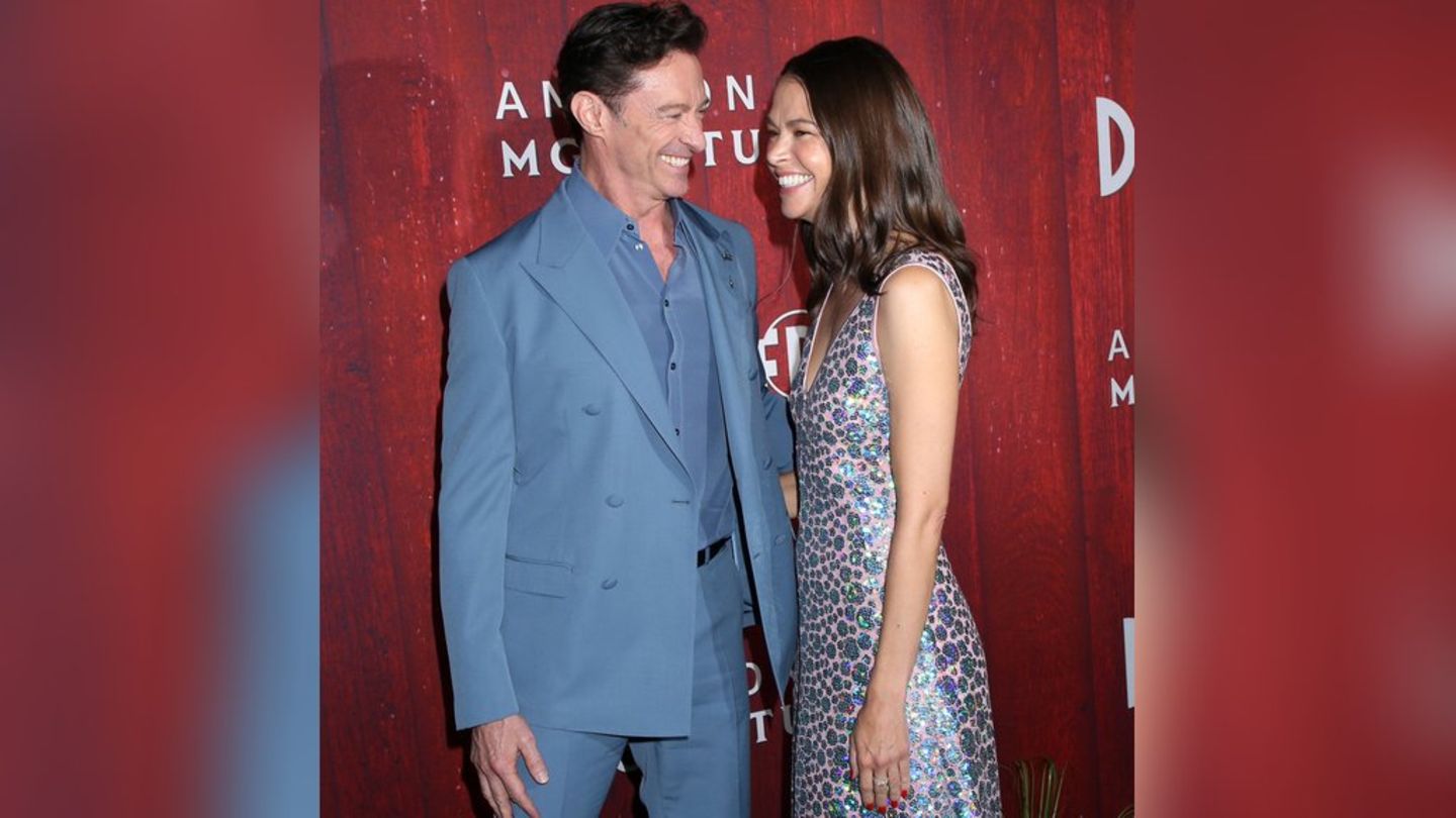 Hugh Jackman und Sutton Foster: Verliebter Premieren-Aufritt in New York