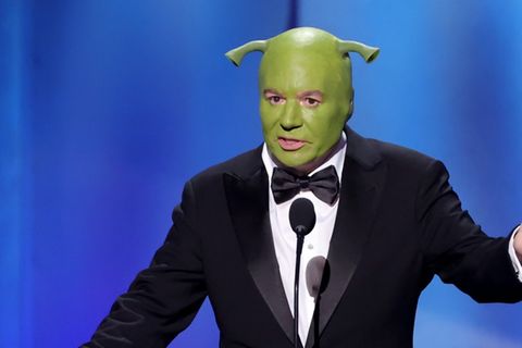 Mike Myers als Shrek bei der Gala zu Ehren von Eddie Murphy.
