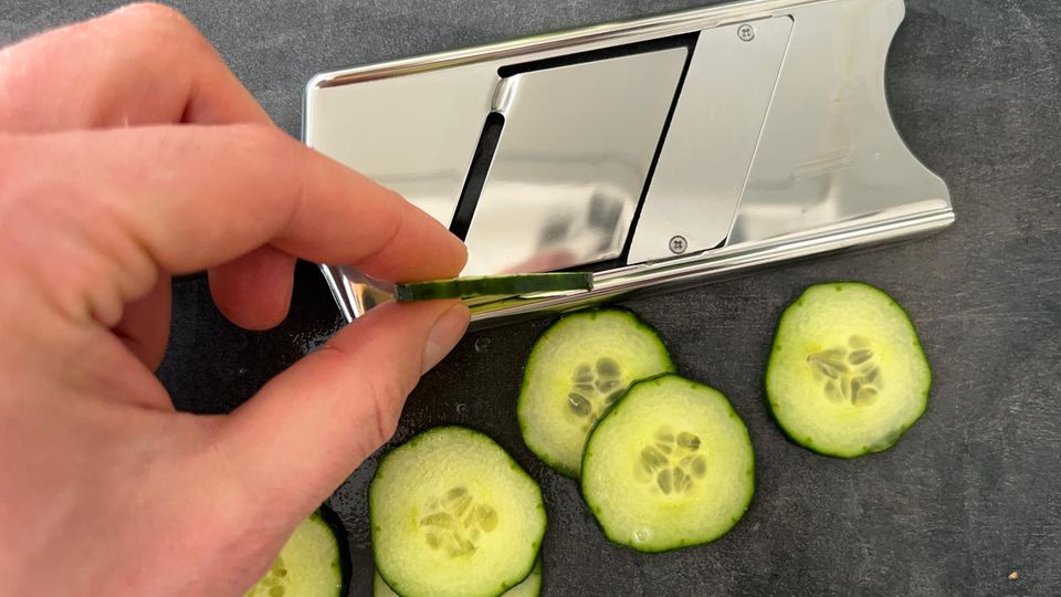 Gurken gelingen zwar, aber nur mit einer ordentlichen Dicke