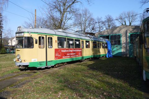 Die Straßenbahnen sind auch bei Ausflüglern bekannt. Foto: -/Landesamt für Denkmalpflege/dpa