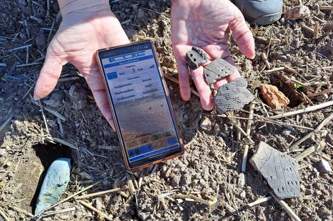 Eine App soll es künftig in Bayern leichter machen, archäologische Funde an die Behörden zu melden. Foto: Bayerisches Landesamt